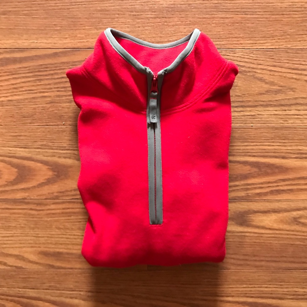 Old Navy Large Classic Red Fleece Jacket